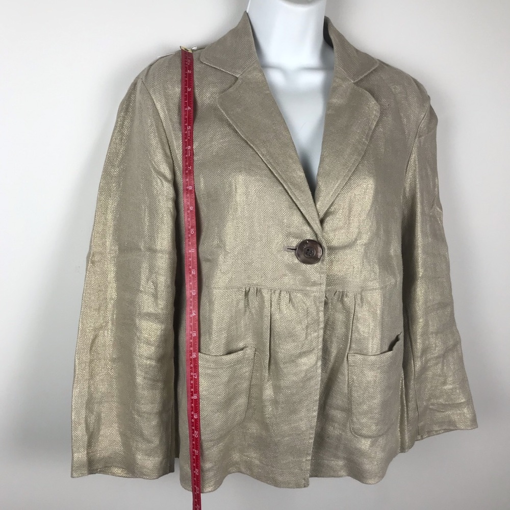 Charter Club Linen Jacket - Picture 3 of 5
